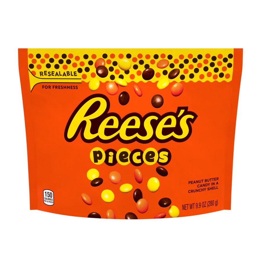 Reese's Pieces Peanut Butter Candy, 9.9 oz Bag
