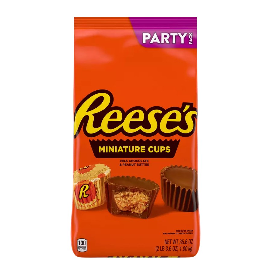 Reese's Peanut Butter Cups Miniatures, 35.6 oz Party Bag