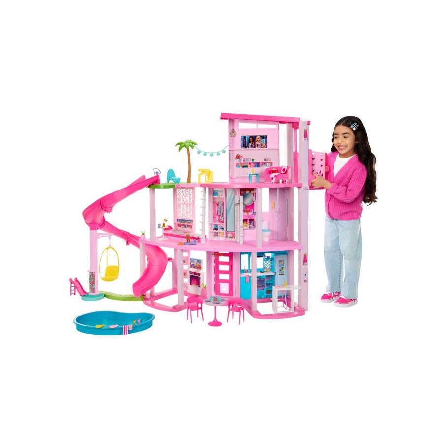 Mattel Barbie Dreamhouse Doll House Playset with Pool and Slide