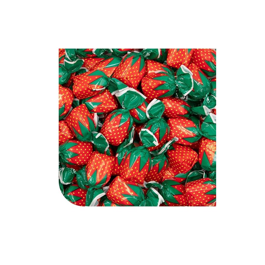 Alcor Strawberry Bon Bons Candy, 2 lb Bag
