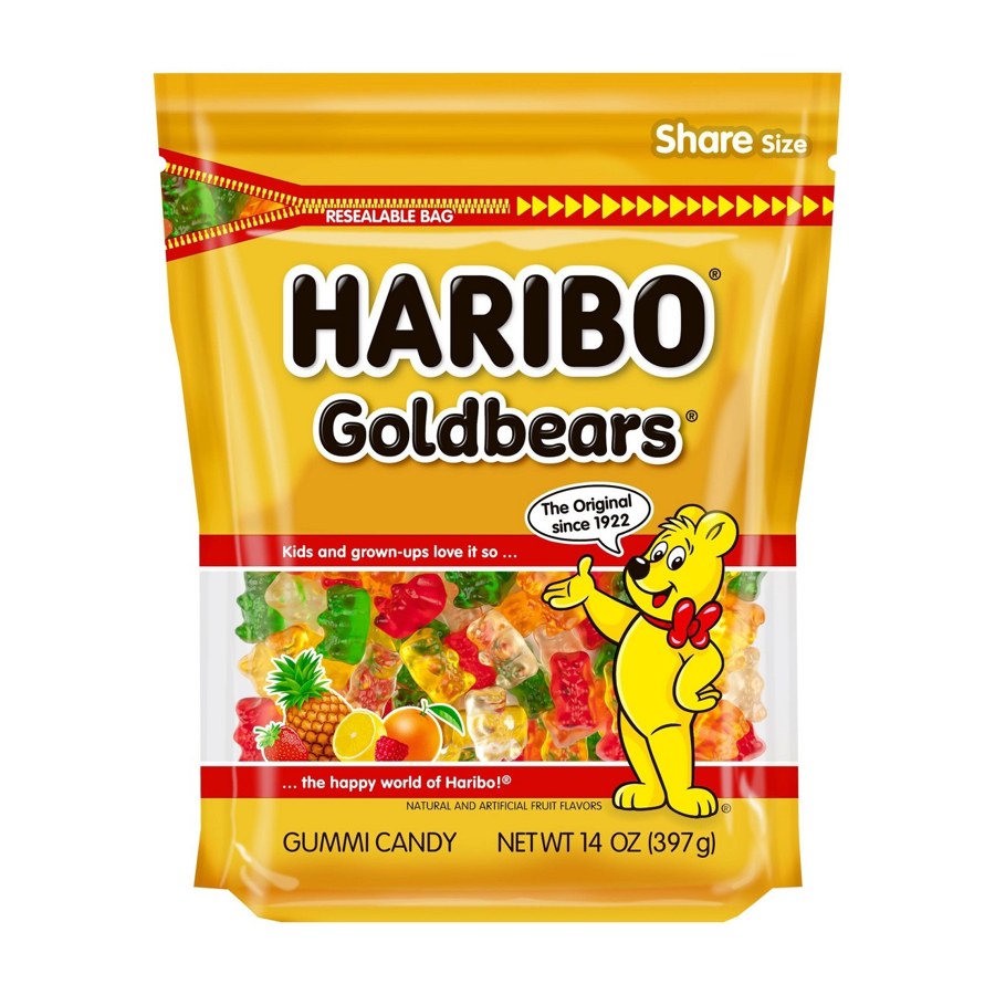 HARIBO Goldbears Original Gummi Candy, Share Size 14 oz Bag