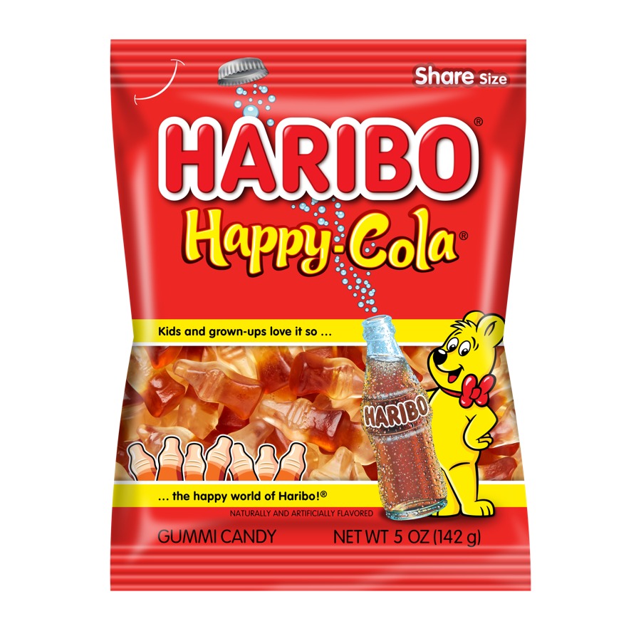 HARIBO Happy-Cola Gummi Candy, 5 oz Bag