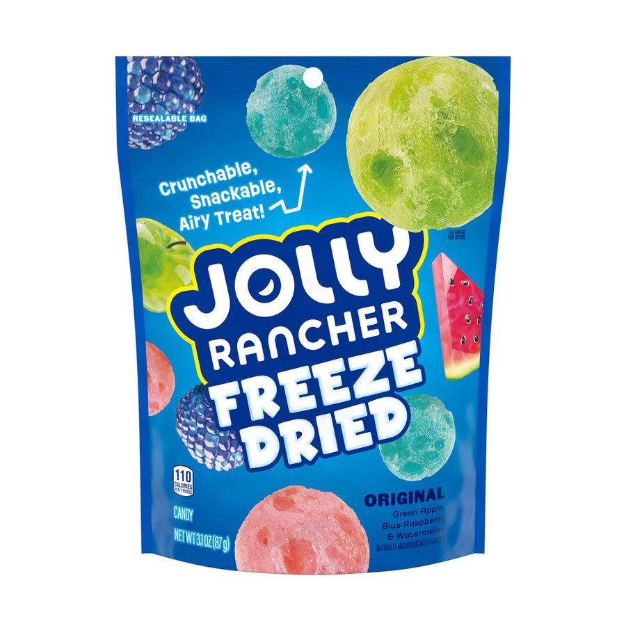 Jolly Rancher JOLLY RANCHER Freeze Dried Original Fruit Flavored Candy Bag, 3.1 oz