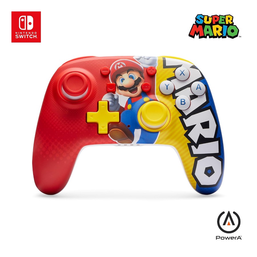 PowerA Nano Enhanced Wireless Controller for Nintendo Switch — Mario Victory