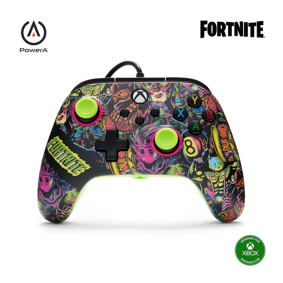 PowerA Advantage Wired Controller for Xbox Series X|S — Fortnite Glow