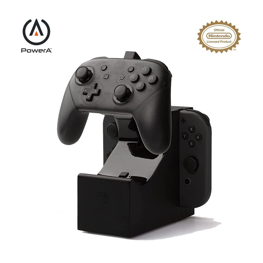 PowerA Joy-Con & Pro Controller Charging Dock for Nintendo Switch — Black