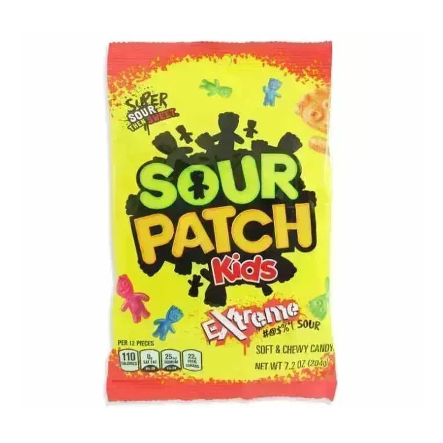 Sour Patch Kids Extreme Candy, 7.2 oz Bag
