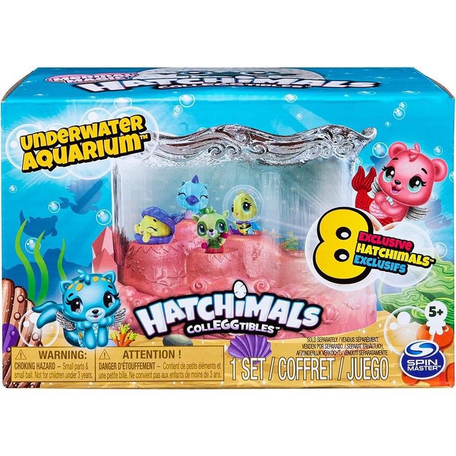 Spin Master Hatchimals CollEGGtibles Mermal Magic Underwater Aquarium with 8 Exclusive Characters